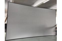 China 4K Curved Fixed Frame Screen Wall Mount Curved Home Cinema Screen Customized supplier