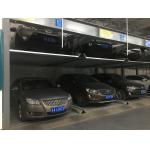 Two Levels Double Decker Parking System 2000kg Hydraulic Car Lift For Garage for sale