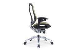 China Ergonomic Green PU Lifting Arms High Back  Mesh Computer Office Chair supplier