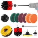 11pcs Nylon Drill Cleaning Brush Set 100mm Outside Diameter for sale