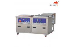 China Durable Ultrasonic Carburetor Cleaner , Ultrasonic Cleaning Machine 500L Double Tanks supplier