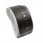 Vinyl BOPP 1000pcs Hot Stamping Sticker Customized Gold Packaging Labels Youfu for sale