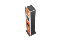 China LCD Automatic Hand Sanitizer Dispenser Free Standing Hand Sanitizer Station supplier