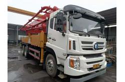 China Shacman 37m Concrete Line Pump Truck Maximum Output 60-100 M3/H supplier