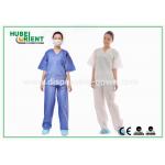Breathable Surgical Disposable Protective Gowns Shirt And Pant Hospital Use for sale