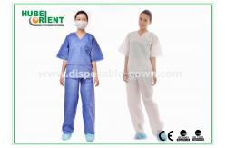 China Breathable Surgical Disposable Protective Gowns Shirt And Pant Hospital Use supplier