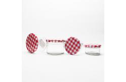 China Personalized Custom Clear Frosted Freezing Glass Jar Honey For Jam Honey supplier