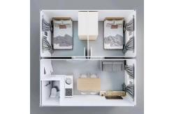 China Sustainable Flat Pack Container House With Energy-Saving Features And Green Materials supplier