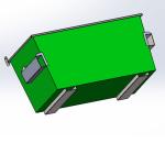 Waste Treatment Front Lift Bin Skip Bins Front Load Garbage Bins Customized for sale