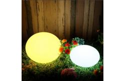 China PE Plastic LED Stone Light Waterproof Rechargeable Color Changing For Home Decoration supplier