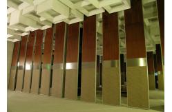 China Movable Folding Partition Walls , Acoustical Folding Partitions For Gym And Theatre supplier