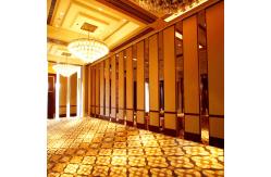 China Internal Cubicle Sliding Floor To Ceiling Partitions Wall For Banquet Hall supplier