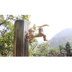 Decorative Funny Double Handle ODM Outdoor Water Faucet Tap