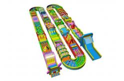China Custom Indoor Outdoor 5K Run Inflatable Obstacle Course For Kids supplier
