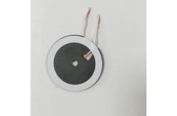 China Double Faced Adhesive Tape Wireless Charging Coil With Ferrite , Round Shape supplier