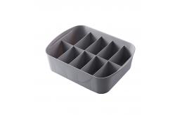 China Gray Plastic 10 Compartment Organizer Plastic Storage Organizer supplier