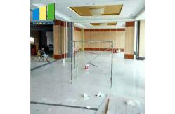 China Hotel Folding Movable Partition Walls / Banquet Hall Removable Acoustic Room Partitions supplier