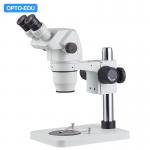 Magnification 6.7x - 45x Binocular Stereoscopic Microscope Optical With Pole Stand for sale