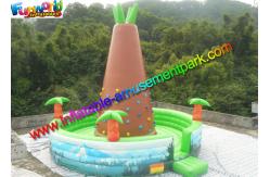 China Customized Inflatable Climbing Wall , inflatable rock wall With Jungle supplier