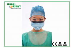 China ISO9001 Earloop PP Nonwoven Disposable Protective Face Mask With Splash Visor supplier