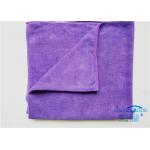 Big Purple Weft-Knitted Resilient Microfiber Bath Towels For Home Use