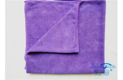 China Big Purple Weft-Knitted Resilient Microfiber Bath Towels For Home Use supplier