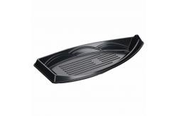 China Boat Shape PS Plastic Sushi Tray Stackable Eco Friendly supplier