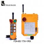F24-6S Telecrane Remote Control Hoist Crane With Mushroom Emergency Stop for sale