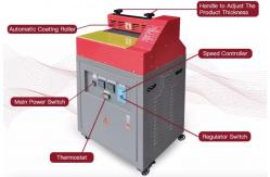 China Customized Width Hot Melt Glue Coating Machine Glue Applicator Roller Machine supplier