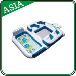 Cool Design Inflatable Island Water Equipment , Inflatable Leisure Water Games for sale