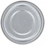 83.3mm Organosol Paste  BPA free white coating Tinplate Metal Cans Lid Bottom Cover 307# food tin can meat tin can for sale