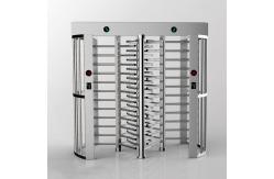 China Two Door Full Height Turnstile Prison Security RFID Card / Fingerprint Access Control supplier