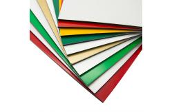 China Printing PE Aluminum Composite Panel Customized Design And 0.2mm Aluminum Thickness supplier