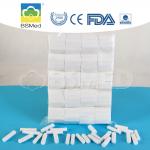 White Color Surgical Dental Cotton Rolls Sterile 8mm / 10mm High Absorbency for sale