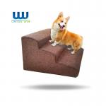 Customize Non Slip Pet Steps dog stairs for bed With Removable Cover for sale