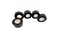 China 25m Black Electrical Insulation Tape , AC 1000V Car Wire Harness Tape supplier