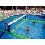 Inflatable Water Volleyball Field For Swimming Pool Sports Games for sale