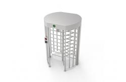 China Swipe Card Reader Full Height Turnstile High Security 38mm Round Tube supplier
