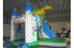 China Dragon Design Inflatable Jump House Commercial Grade Digital Printing Fireproof supplier