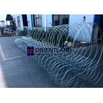 Mobile Razor Wire Fence Security Barrier Rapid Deployment Concertina Coils for sale