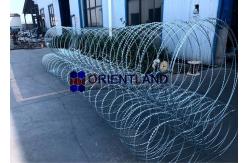 China Mobile Razor Wire Fence Security Barrier Rapid Deployment Concertina Coils supplier
