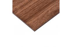 China Sound Insulation Easy Processing Wooden Aluminum Composite Panel with PE/PVDF Coating supplier