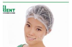 China 25g/m2 Disposable Non Woven Cap With Latex Free Double Elastic supplier