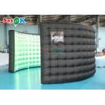 Portable Curved Inflatable Photo Booth Backdrop Wall For Exhibition