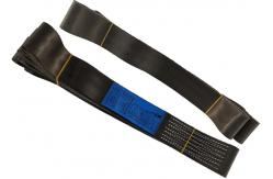 China EN1492-1 Black Flat Endness Webbing Sling Lifting Sling Webbing Strap 0.5T supplier