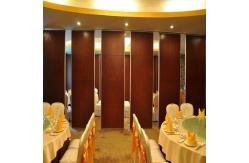 China Hotel Fireproof Sliding Soundproof Movable Partition Walls Up To 4000mm Height supplier