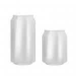 330ml Sleek 250ml Blank Aluminium Drink Cans With 202 Lids for sale