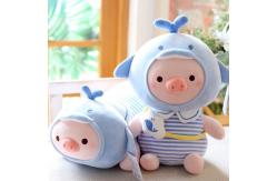 China Kawaii Cartoon Pig Plush Toys With PP Cotton Filling supplier