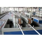 PVC UPVC Double Pipe Plastic Extrusion Line / Machinery With Twin Screw for sale