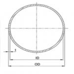 Round Cuni9010 C70600 Seamless Pipe 1-24 STD API SGS
